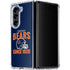 NFL Chicago Bears Helmet Galaxy Z Fold5 5G Clear Case
