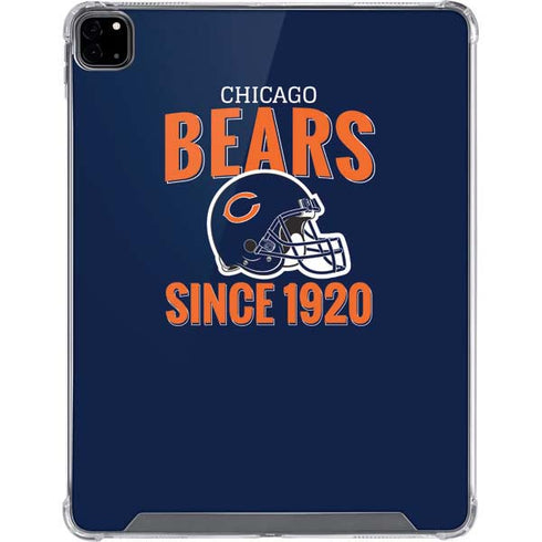NFL Chicago Bears Helmet iPad Pro 12.9in (2020) Clear Case