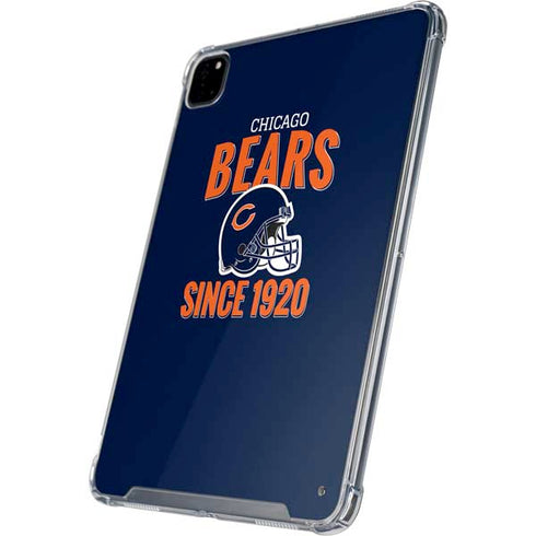 NFL Chicago Bears Helmet iPad Pro 12.9in (2020) Clear Case