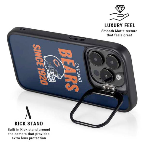 NFL Chicago Bears Helmet iPhone 14 Pro Max Kickstand Case