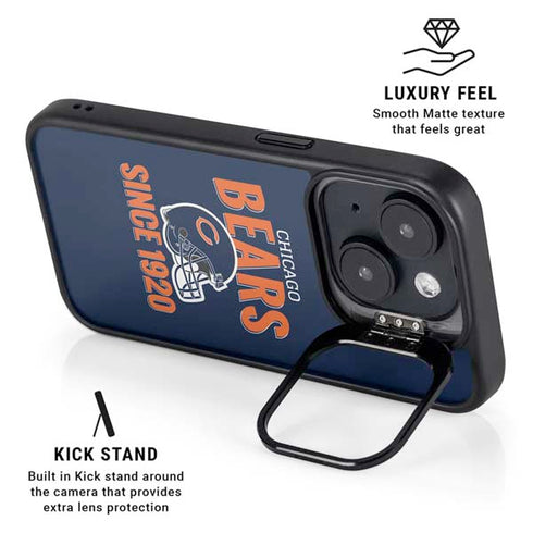 NFL Chicago Bears Helmet iPhone 15 Plus Kickstand Case