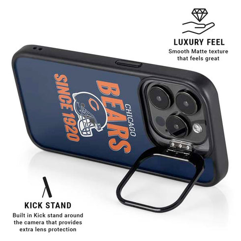 NFL Chicago Bears Helmet iPhone 15 Pro Kickstand Case