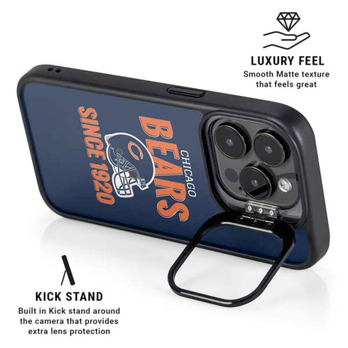 NFL Chicago Bears Helmet iPhone 15 Pro Max Kickstand Case