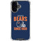 NFL Chicago Bears Helmet iPhone 16 Plus Clear Case