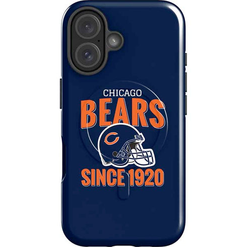 NFL Chicago Bears Helmet iPhone 16 Plus Magsafe Impact Case