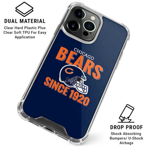 NFL Chicago Bears Helmet iPhone 16 Pro Clear Case