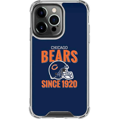 NFL Chicago Bears Helmet iPhone 16 Pro Max Clear Case