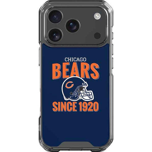 NFL Chicago Bears Helmet iPhone 18 Pro Clear Case