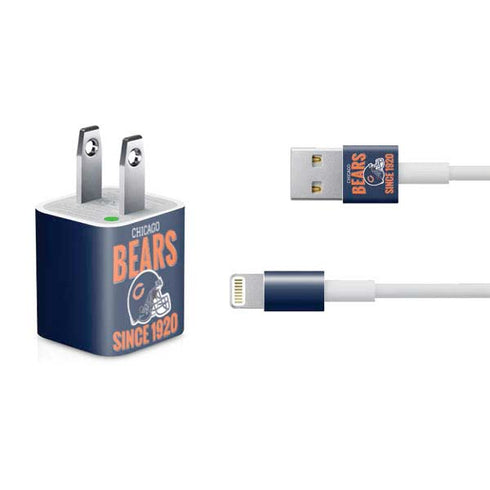 NFL Chicago Bears Helmet iPhone Charger (5W USB) Skin