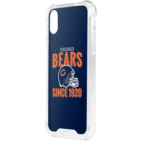 NFL Chicago Bears Helmet iPhone XS Clear Case