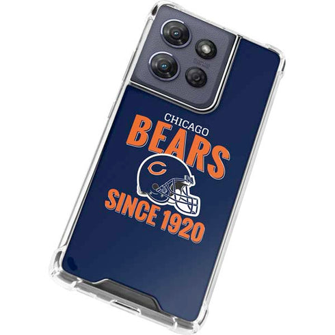 NFL Chicago Bears Helmet Moto G Play 5G (2025) Clear Case
