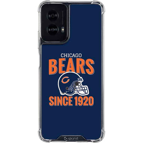 NFL Chicago Bears Helmet Moto G Power 5G (2024) Clear Case