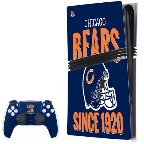 NFL Chicago Bears Helmet PS5 Pro Bundle Skin