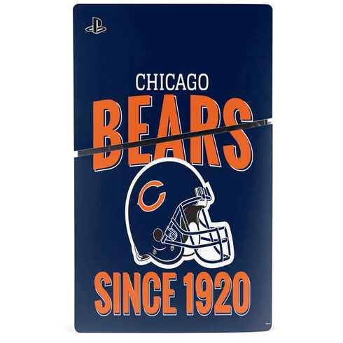 NFL Chicago Bears Helmet PS5 Slim Digital Edition Console Skin