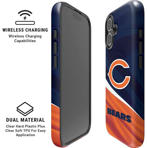 NFL Chicago Bears iPhone 16 Magsafe Impact Case
