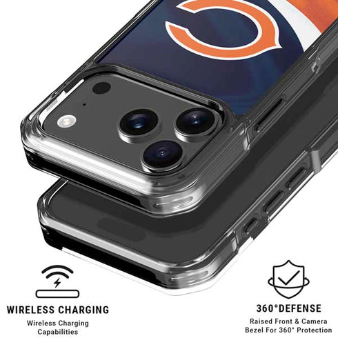 NFL Chicago Bears iPhone 18 Pro Clear Case
