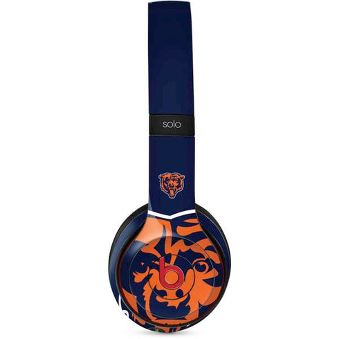 NFL Chicago Bears Large Logo Beats Solo 3 Wireless Skin