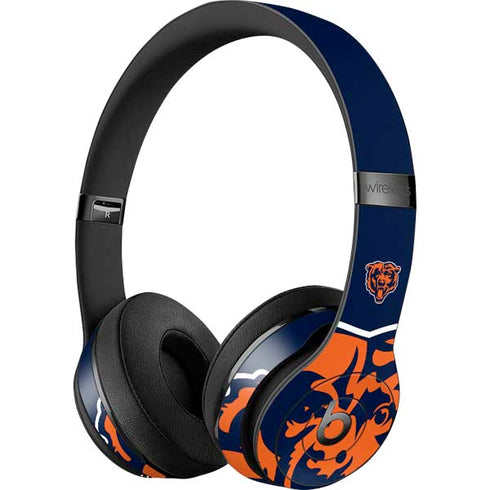NFL Chicago Bears Large Logo Beats Solo 3 Wireless Skin