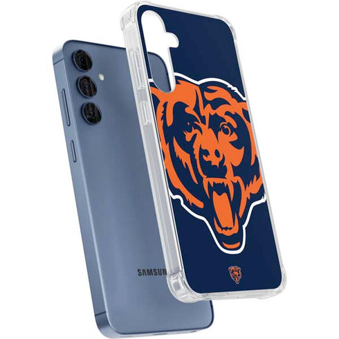 NFL Chicago Bears Large Logo Galaxy A35 5G Clear Case