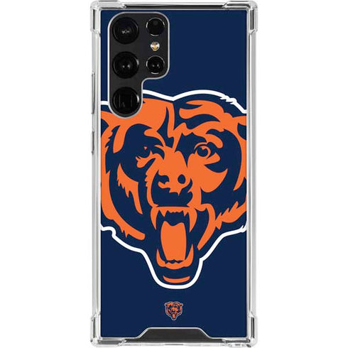 NFL Chicago Bears Large Logo Galaxy S23 Ultra Clear Case