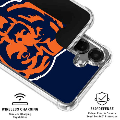 NFL Chicago Bears Large Logo Galaxy S26 Clear Case