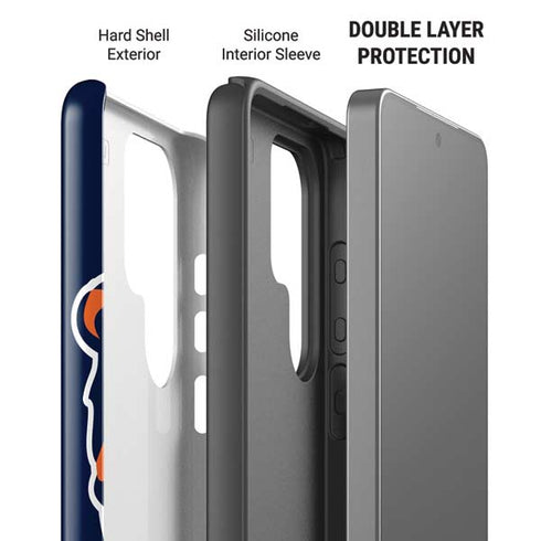 NFL Chicago Bears Large Logo Galaxy S26 Ultra Impact Case