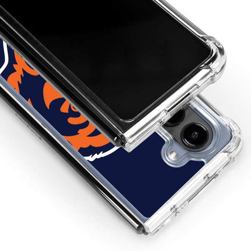 NFL Chicago Bears Large Logo Galaxy Z Fold5 5G Clear Case