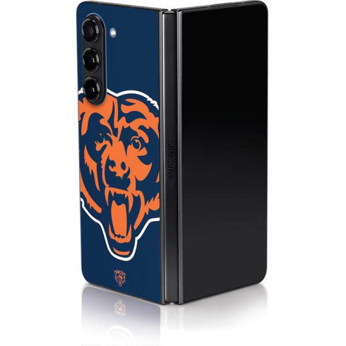 NFL Chicago Bears Large Logo Galaxy Z Fold5 5G Skin
