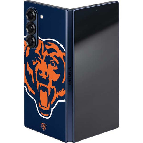 NFL Chicago Bears Large Logo Galaxy Z Fold6 Skin