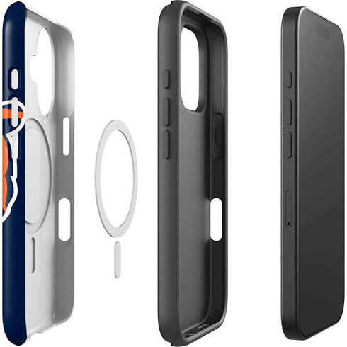 NFL Chicago Bears Large Logo iPhone 16 Magsafe Impact Case