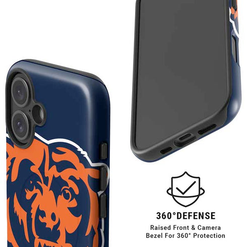 NFL Chicago Bears Large Logo iPhone 16 Plus Magsafe Impact Case