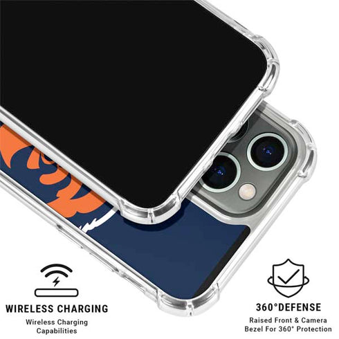 NFL Chicago Bears Large Logo iPhone 16 Pro Clear Case
