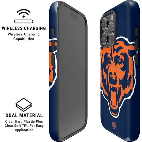 NFL Chicago Bears Large Logo iPhone 16 Pro Magsafe Impact Case