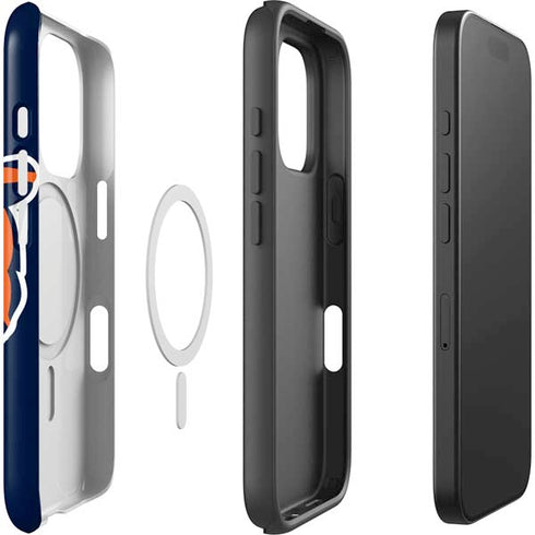 NFL Chicago Bears Large Logo iPhone 16 Pro Max Magsafe Impact Case