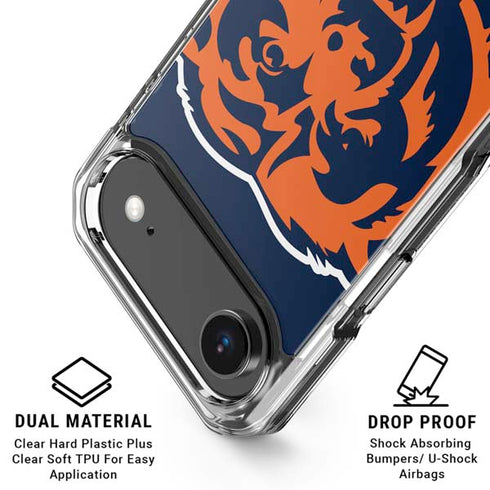 NFL Chicago Bears Large Logo iPhone 17 Air Clear Case