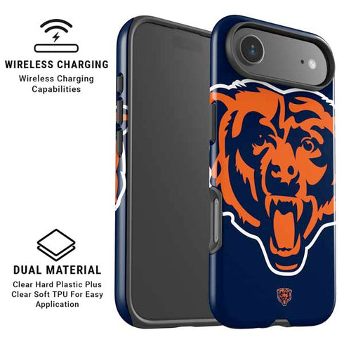 NFL Chicago Bears Large Logo iPhone 17 Air Magsafe Impact Case