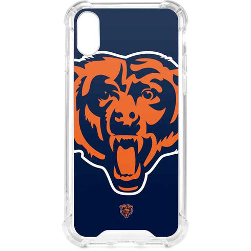 NFL Chicago Bears Large Logo iPhone XS Clear Case
