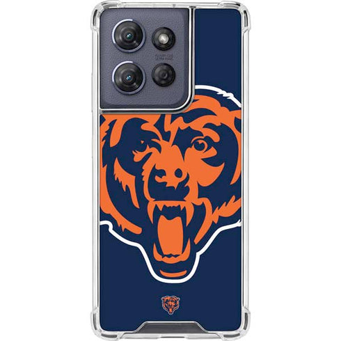 NFL Chicago Bears Large Logo Moto G 5G (2025) Clear Case