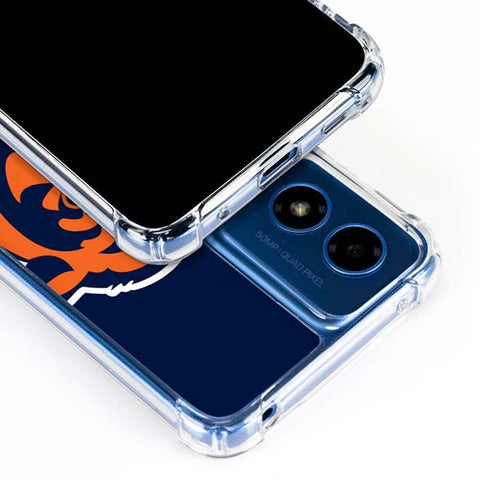 NFL Chicago Bears Large Logo Moto G 5G (2024) Clear Case