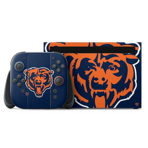 NFL Chicago Bears Large Logo Nintendo Skins