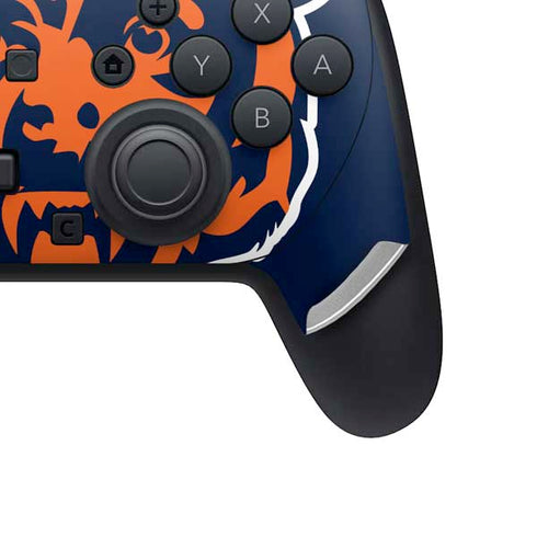NFL Chicago Bears Large Logo Nintendo Switch 2 (2025) Pro Controller Skin