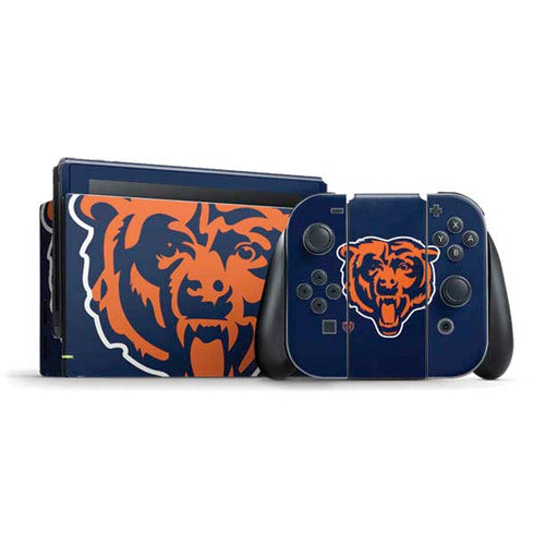 NFL Chicago Bears Large Logo Nintendo Skins