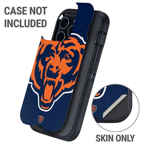 NFL Chicago Bears Large Logo Otterbox Defender iPhone Skin