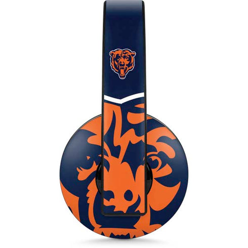 NFL Chicago Bears Large Logo PlayStation 4 Gold Wireless Headset Skin