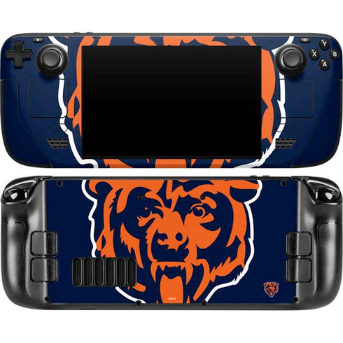 NFL Chicago Bears Large Logo Steam Deck Handheld Gaming Computer OLED Skin