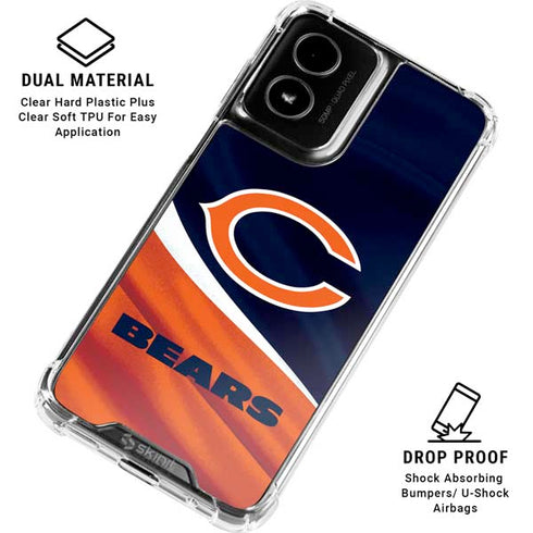 NFL Chicago Bears Moto G Power 5G (2024) Clear Case