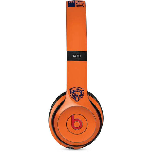 NFL Chicago Bears Orange Performance Series Beats Solo 3 Wireless Skin