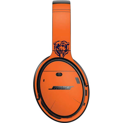 NFL Chicago Bears Orange Performance Series Bose QuietComfort 35 Headphones Skin