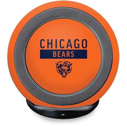 NFL Chicago Bears Orange Performance Series Fast Charge Wireless Charging Stand Skin