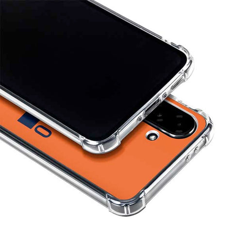 NFL Chicago Bears Orange Performance Series Galaxy A36 5G Clear Case